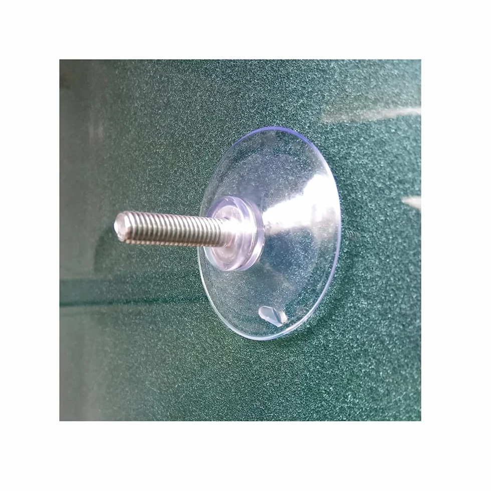 Przyssawka z nakrętką PCW M6 długa śruba 4,4 cm 6 szt. Lock NUT