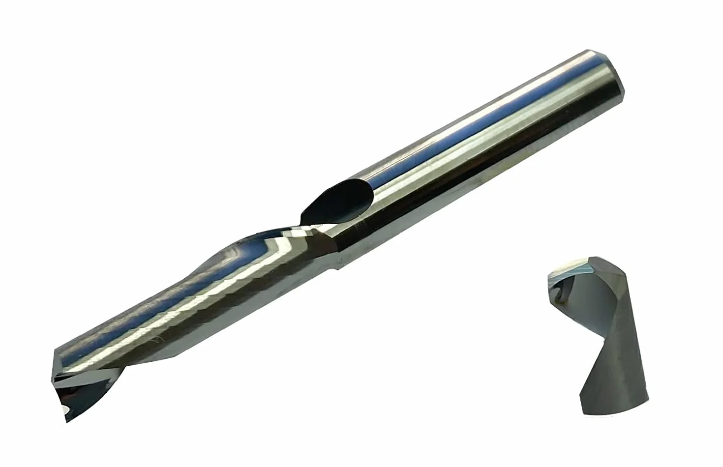 KATOOL Frez trzpieniowy Ø 1 do Ø 12 mm – jednoostrzowy, bardzo ostry, z twardego metalu VHM (1,5 mm)