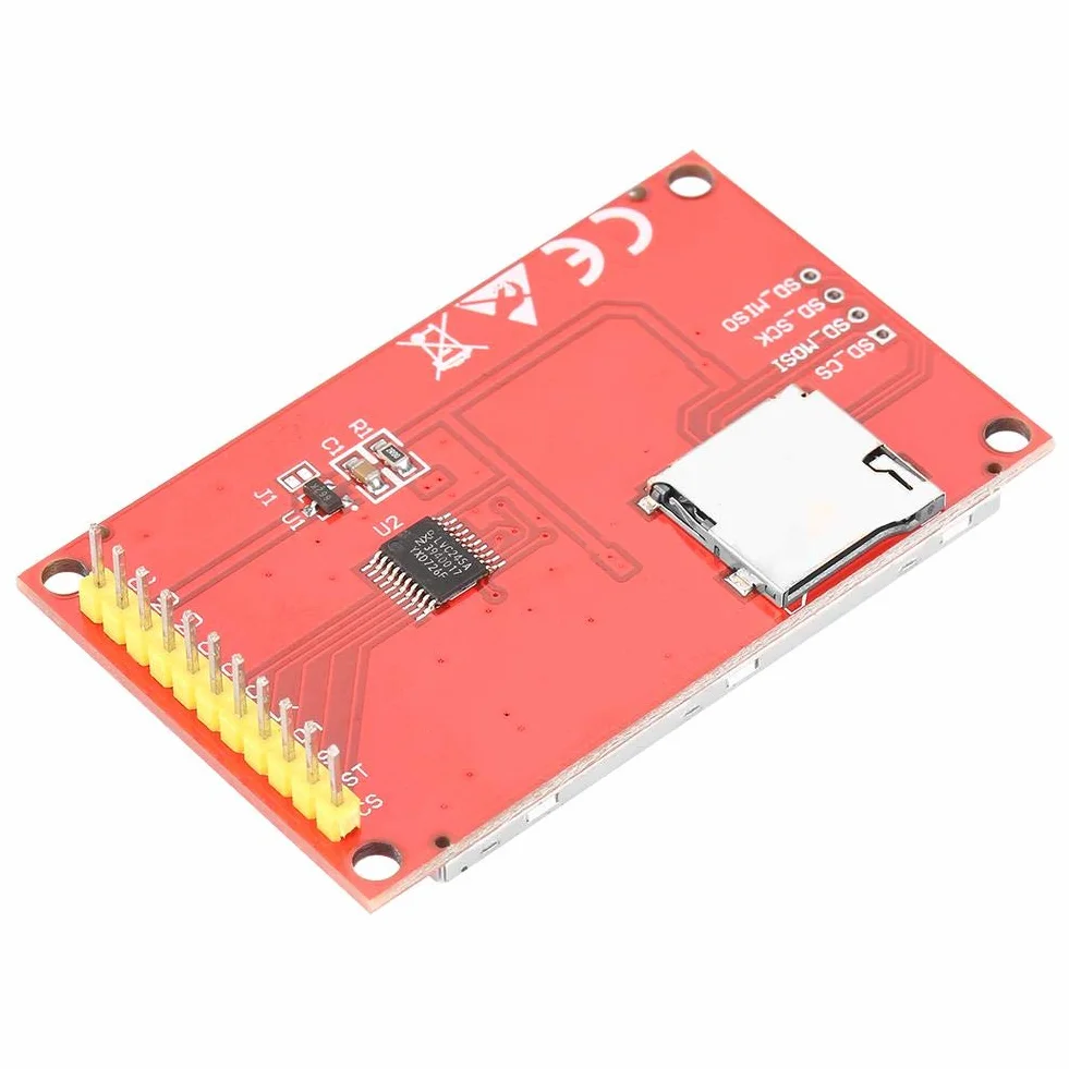 2-calowy moduł wyświetlacza LCD TFT 3 V/5,5 V kolorowy ekran 176 x 220 pikseli sterownik IC ILI9225 szeregowy interfejs peryferyjny