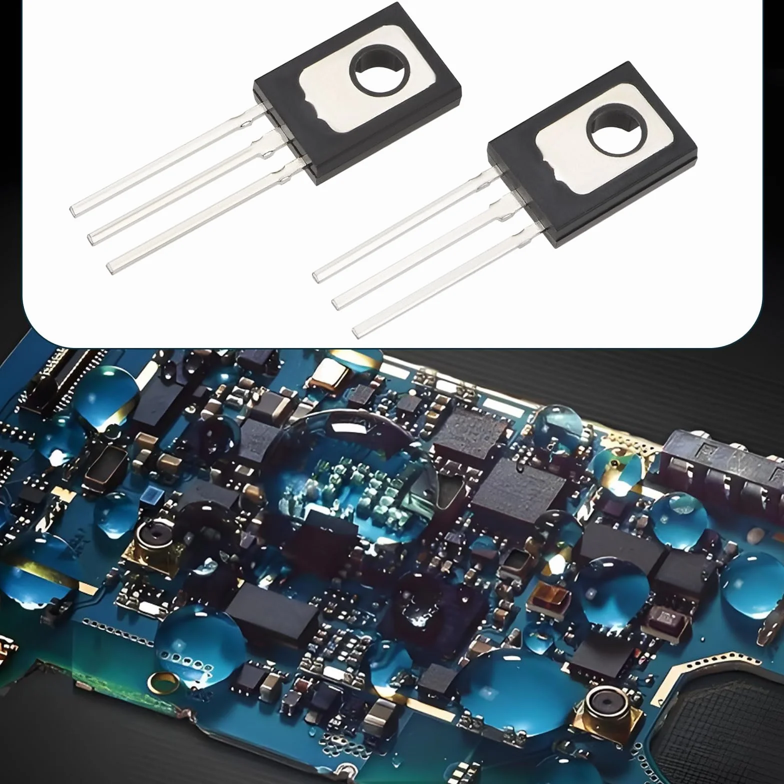 Tranzystor BD139 BD140 NPN PNP 1,5A 80V TO-126 Zestaw 40 szt.