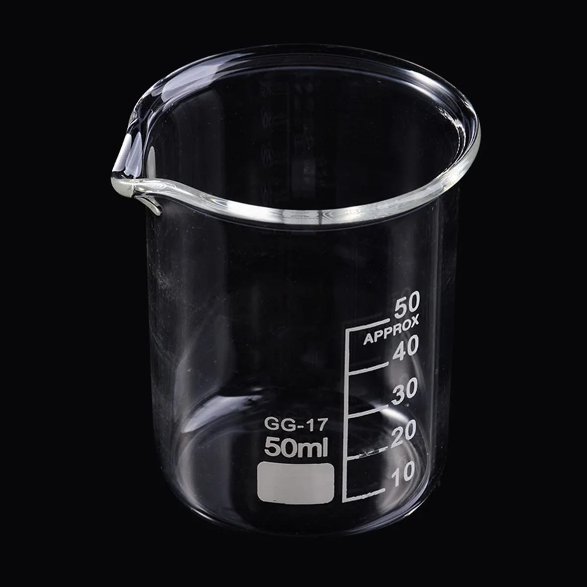 Scientific szklany zestaw kubków, kubek laboratoryjny, odporność na wysoką temperaturę 5 ml/10 ml/25 ml/50 ml/100 ml
