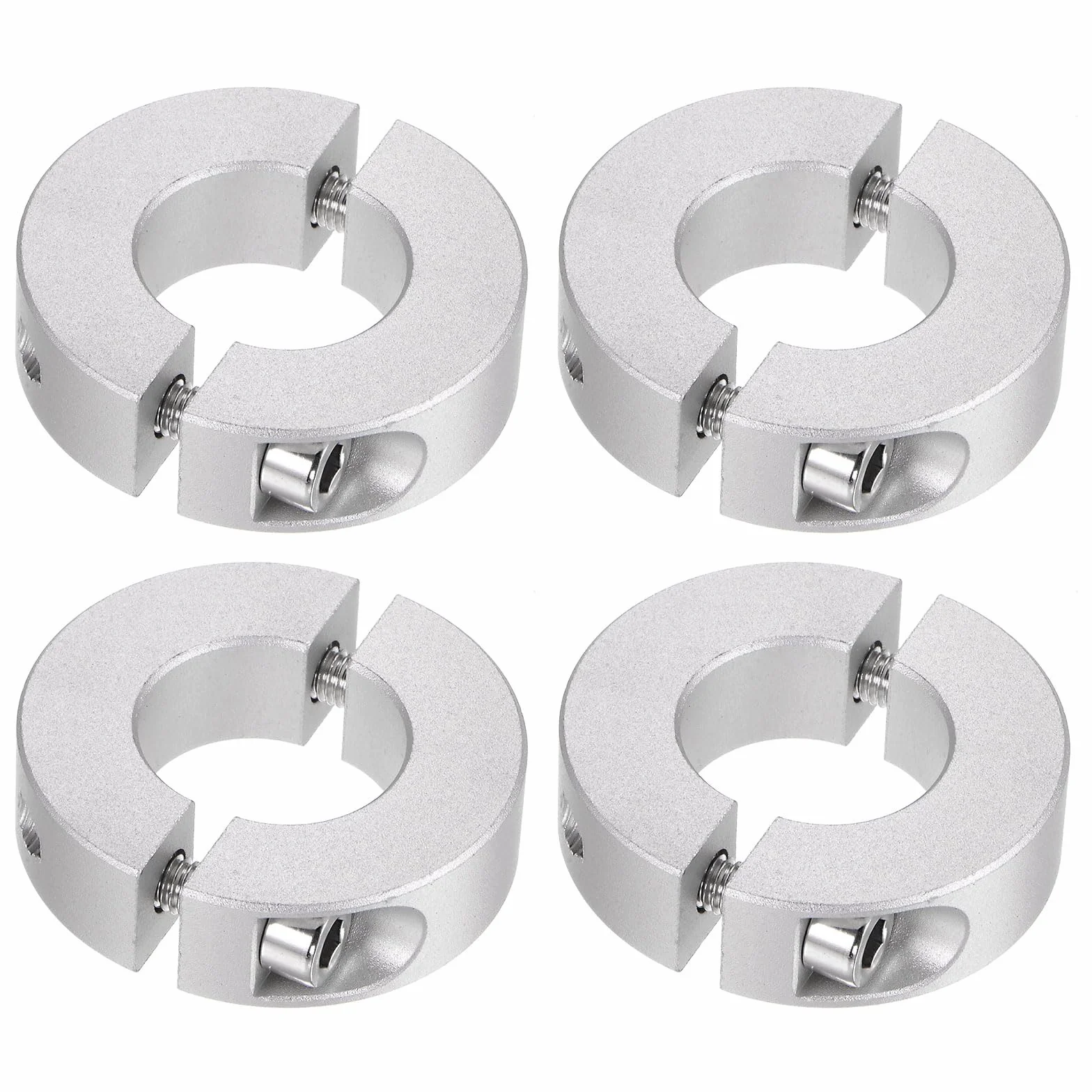 QUARKZMAN podwójny kołnierz wałka rozłupującego 20 mm zestaw śrub kołnierz zaciskowy 40 mm AD 12 mm
