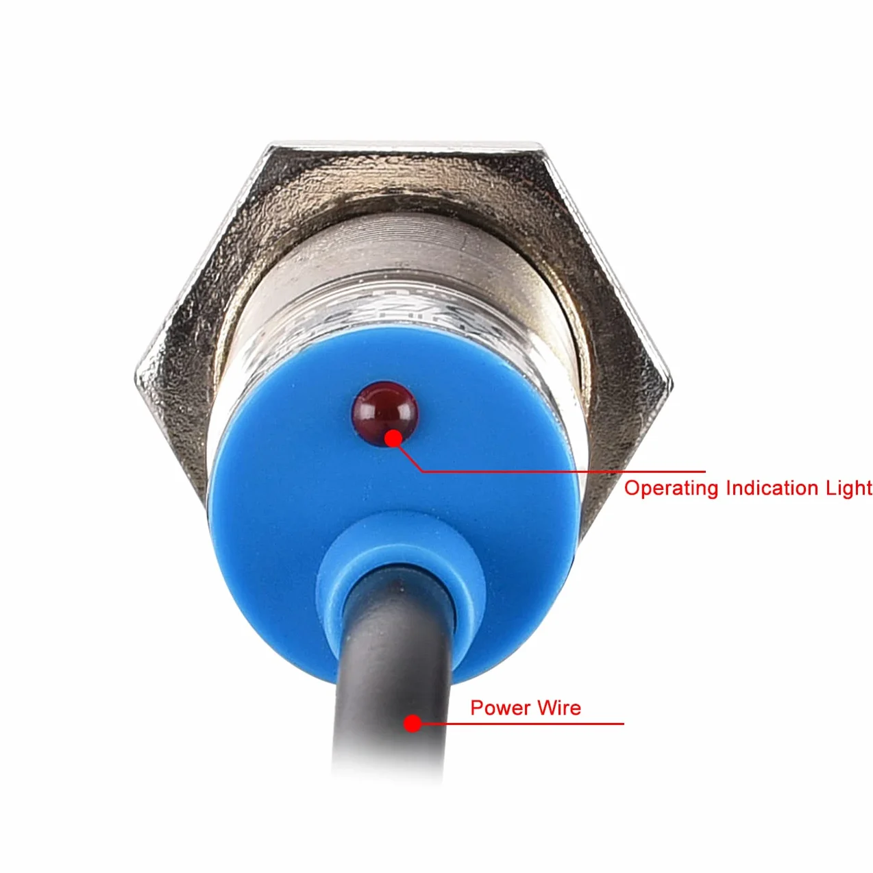 Heschen M12 Indukcyjny czujnik zbliżeniowy LJ12A3-4-Z/AX 4mm 10-30VDC 200mA NPN NC 2 sztuki