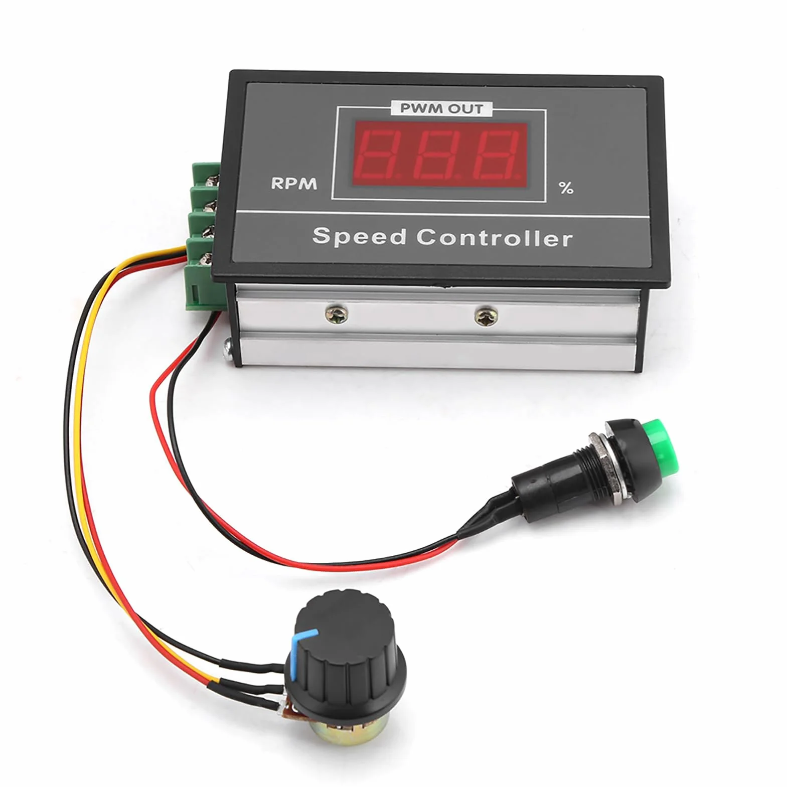 Regulator Prędkości Silnika DC, 6-60V, 30A, z Wyświetlaczem LED, PWM
