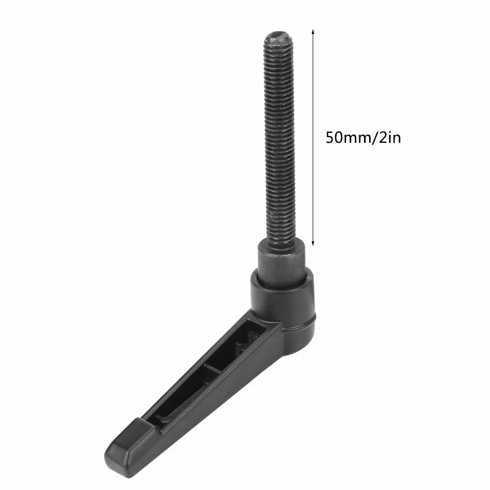 Męski gwint regulowany uchwyt mocujący stal nierdzewna trwałe odporne na zużycie metalowe gałki maszynowe niezbędne części M8 4 szt. (50 mm/2 cale)