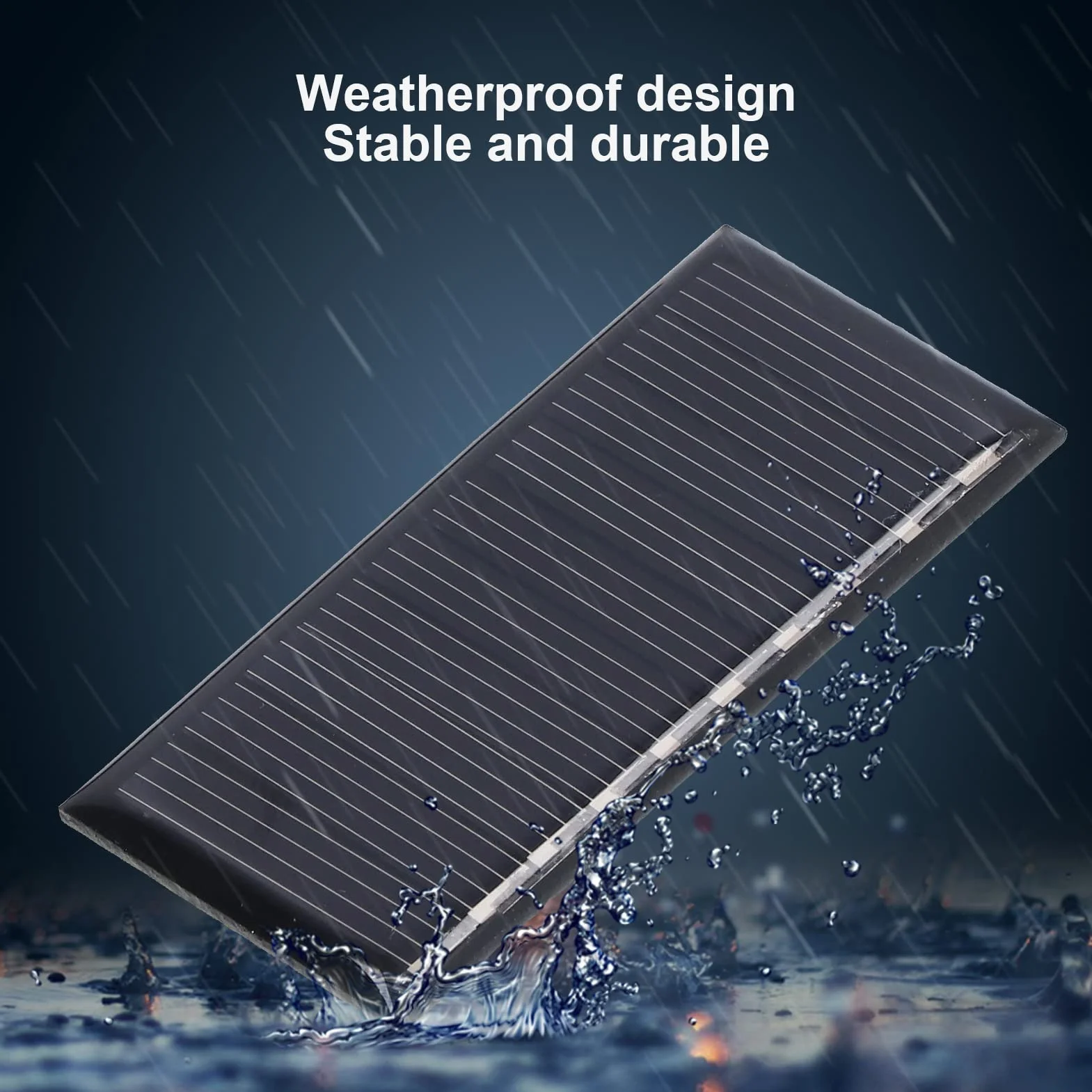 Panele słoneczne polikrystaliczne 5V 50mA 60x30mm do projektów DIY