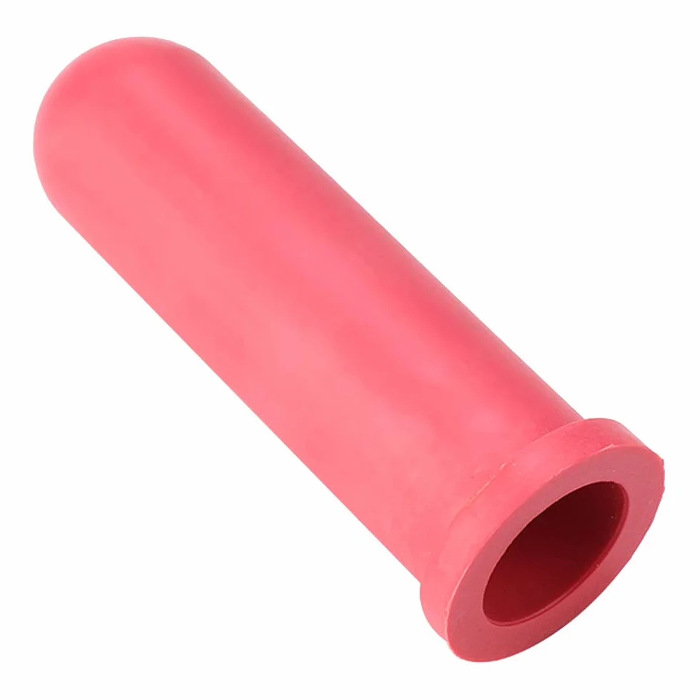 5PCS Farm Animal Feeding Milk Nippel, 10 cm lange Gummimilch-Trinknippel für Little Cot Calf Livestock