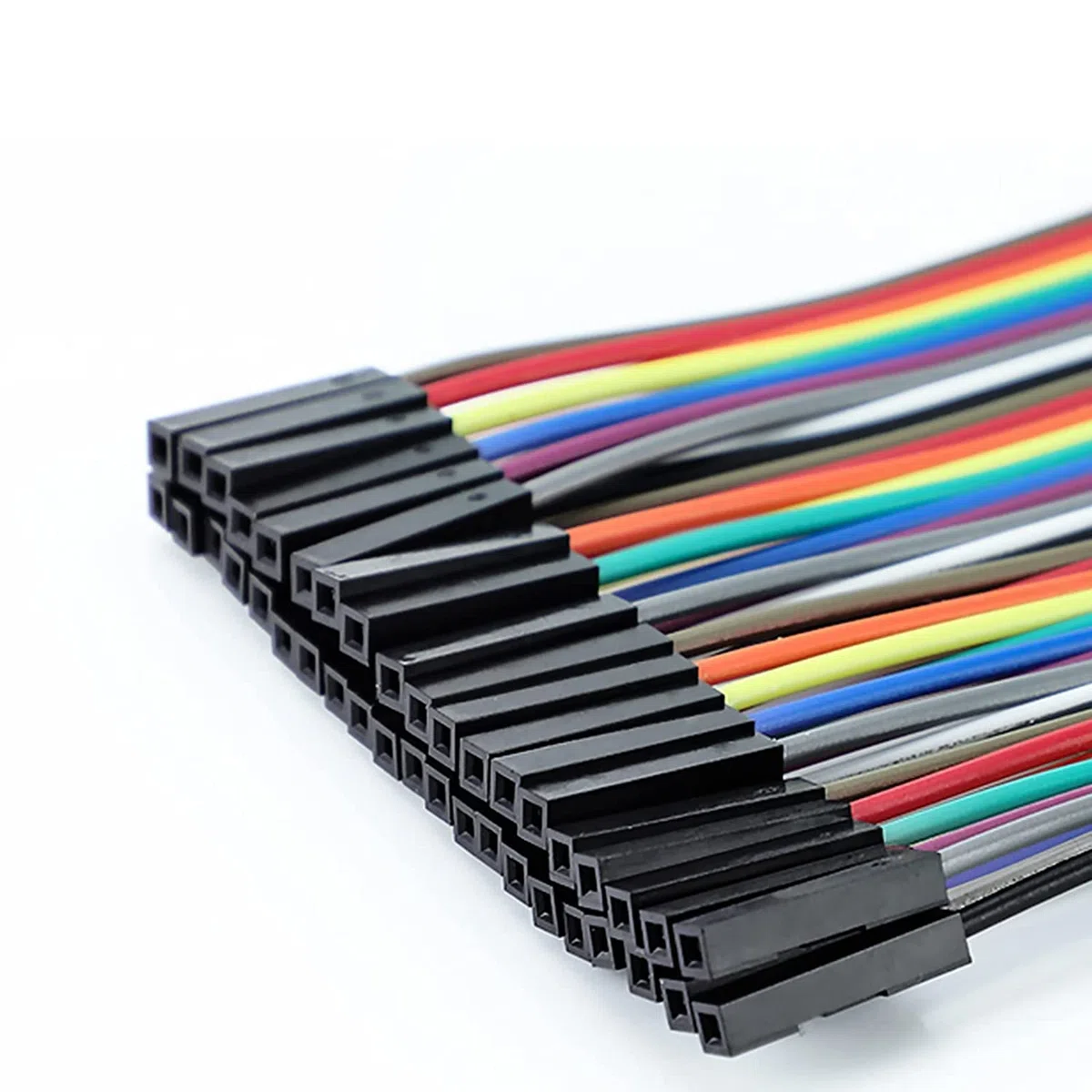 120 Pin Dupont Jumper Wires, 20cm wire length (40Pin Male to Female, 40Pin Male to Male, 40 Pin Female to Female), with Arduino and Raspberry Pi projects (Set of 3)