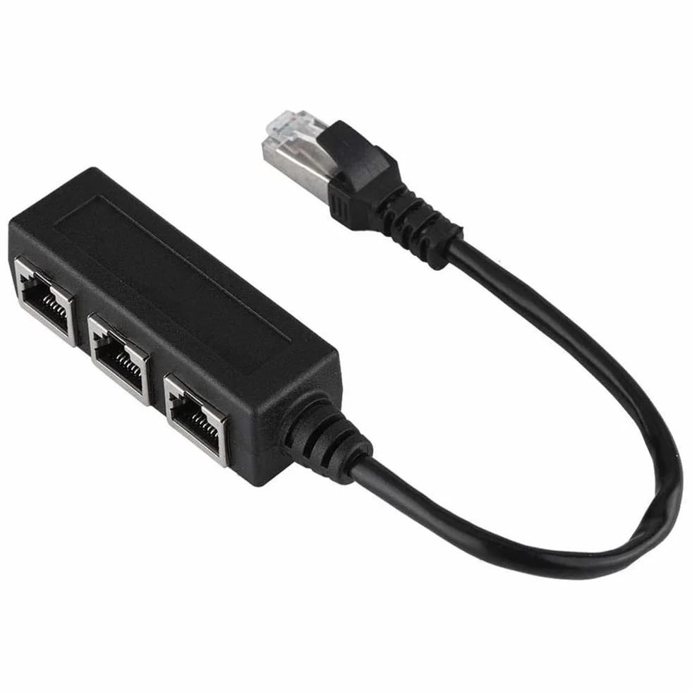 Adapter Ethernet, rozdzielacz sieciowy rozdzielacz sieci Ethernet, adapter sieciowy Plug and Play dla routera TV BOX