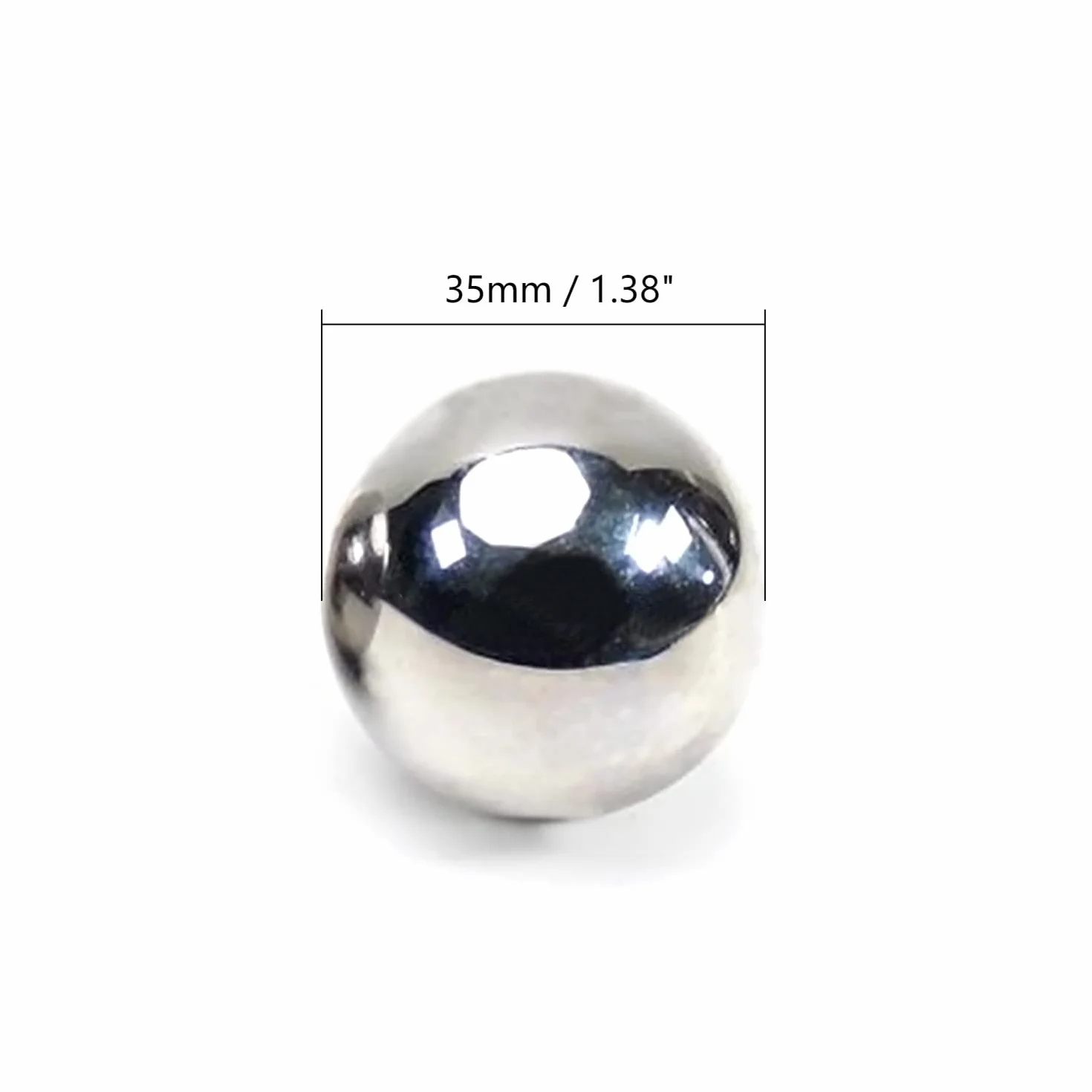 Othmro Precyzyjne kulki łożyskowe ze stali chromowanej 35 mm G10 2 szt
