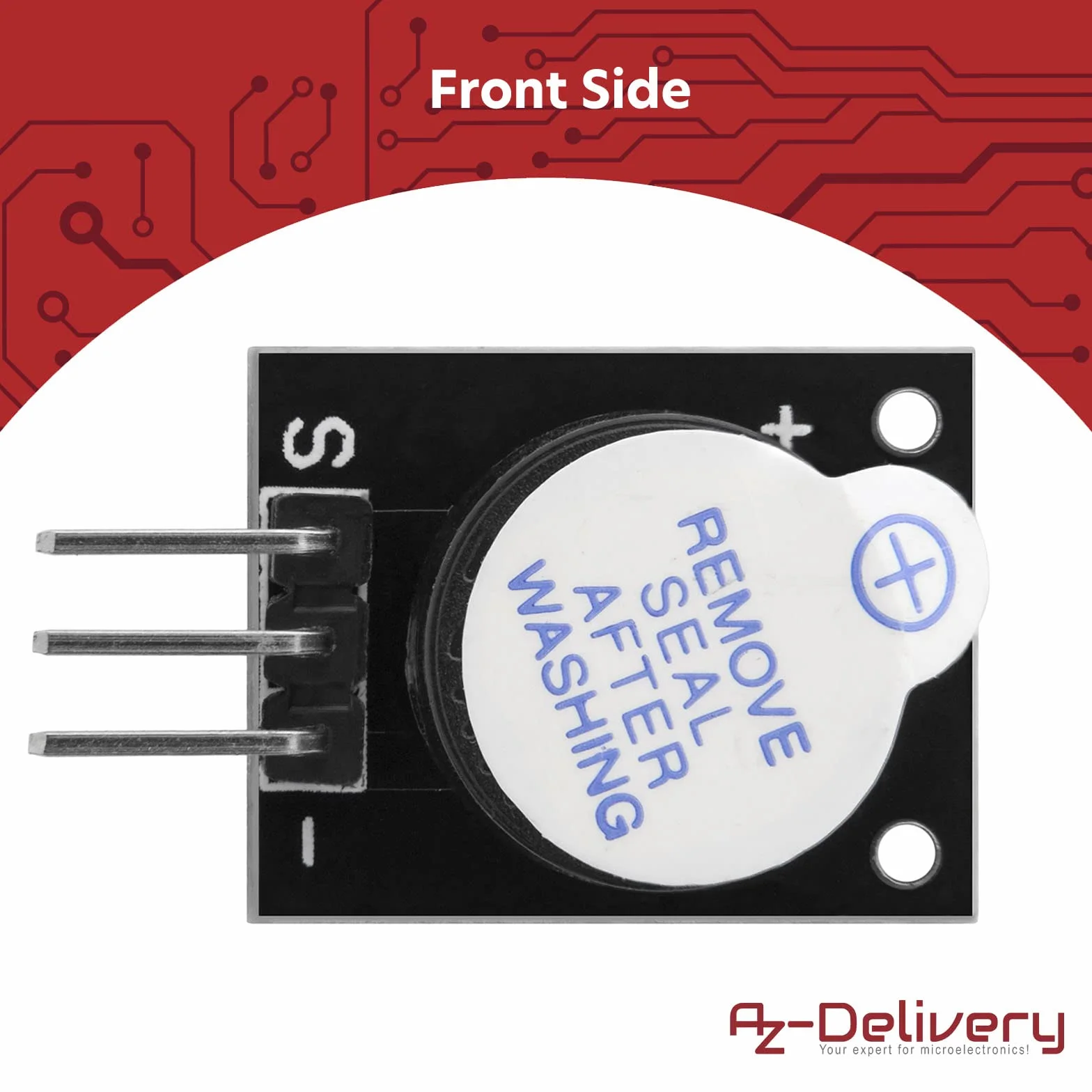 AZDelivery 3 x KY-012 aktywny piezo buzzer czujnik alarmu moduł kompatybilny z Arduino w tym eBook!