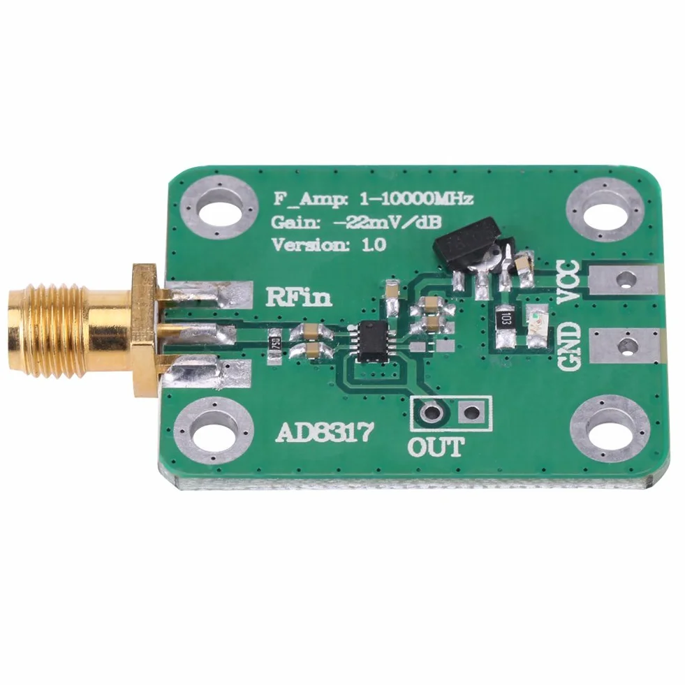 1M do 10000MHz AD8317 RF, Miernik Mocy RF AD8318 Miernik Mocy Sygnału Detektor Logarytmiczny Dynamiczne Sterowanie ALC AGC