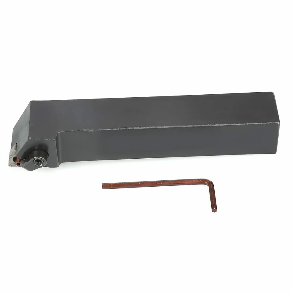MWLNR2525M08 Uchwyt frezu tokarskiego CNC ze stali wolframowej + klucz, chwyt narzędzia 25 x 25 mm, do obrabiarek, tokarki