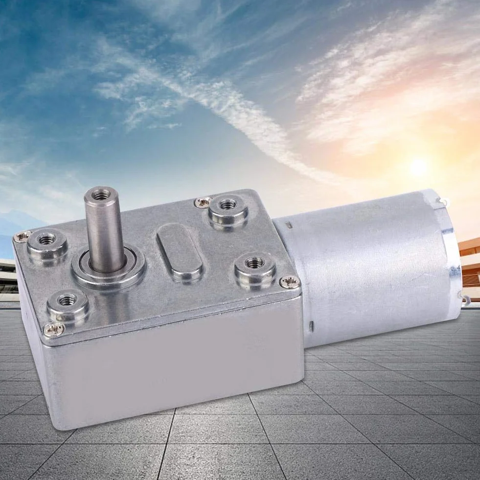 DC12V Schneckengetriebemotor Motor mit großer Torsionsdrehzahlreduzierung für mehrere Zwecke(5RPM)
