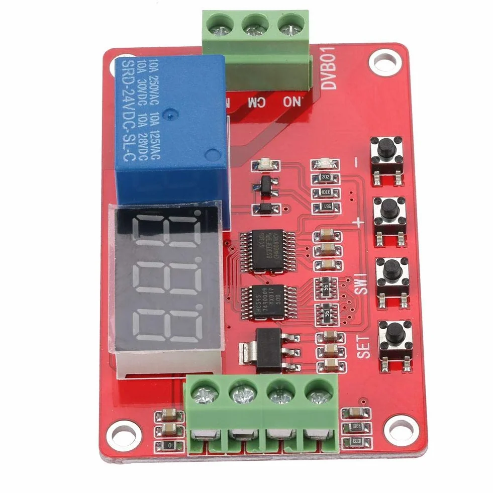 DVB01 Cyfrowy komparator napięcia 12V/24V ochrona przed zbyt niskim napięciem
