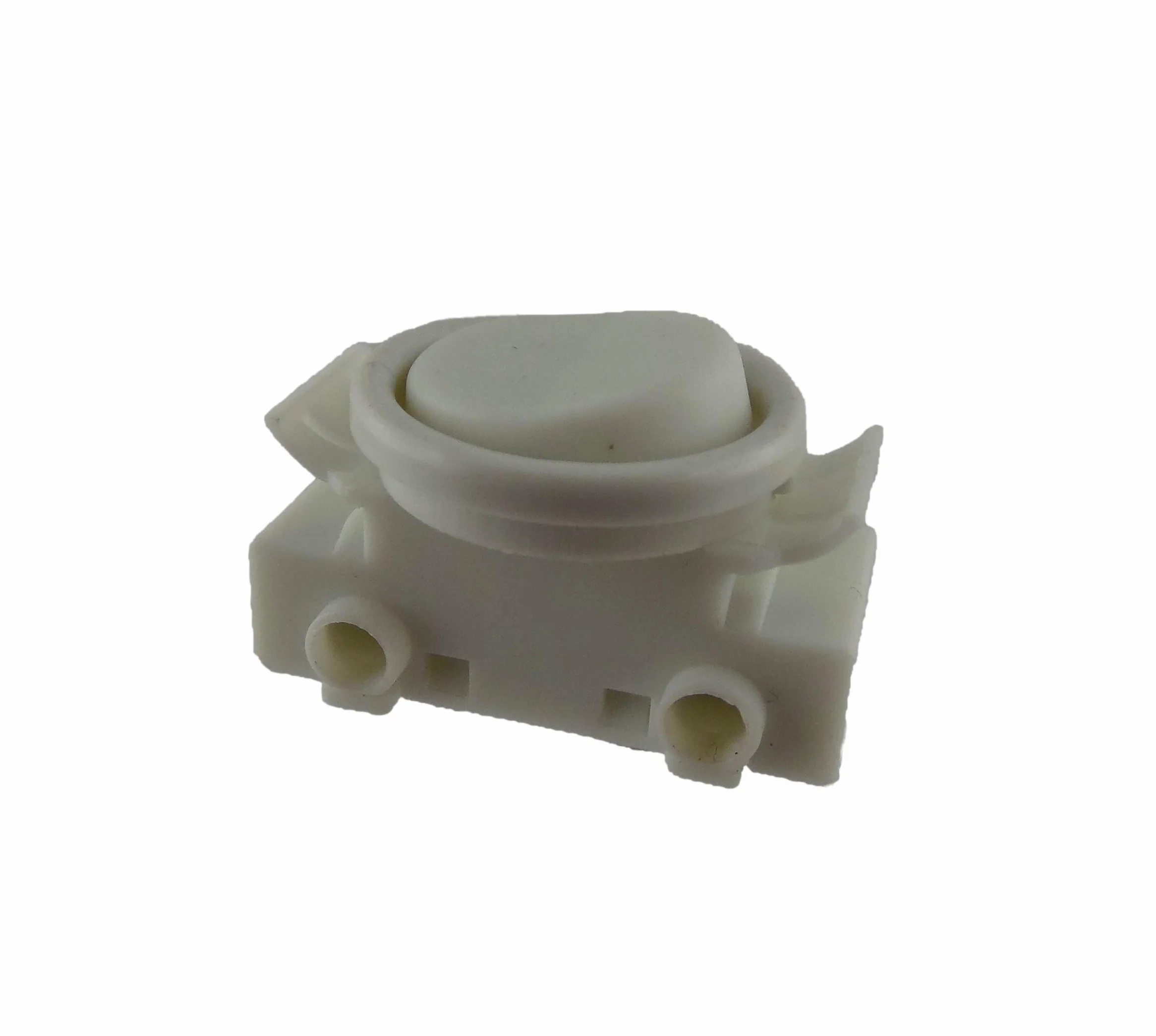 Przełącznik kołyskowy do zabudowy do lampy, przełącznik kołyskowy 2 A, 250 V, szary, pasuje jako wyłącznik zamienny do lamp kuchennych (biały)