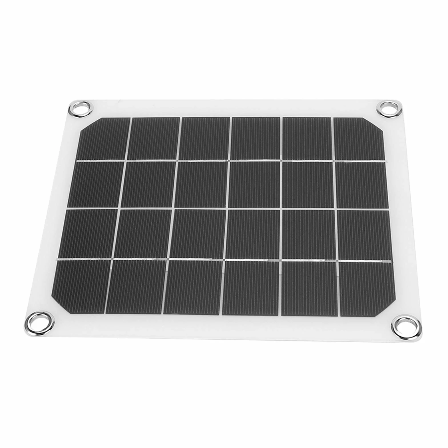 Wentylator Wyciągowy Zasilany Energią Słoneczną, 10W, Przenośny, Wodoodporny IP65, z Panelem Słonecznym i USB, do Kurnika, Szklarni