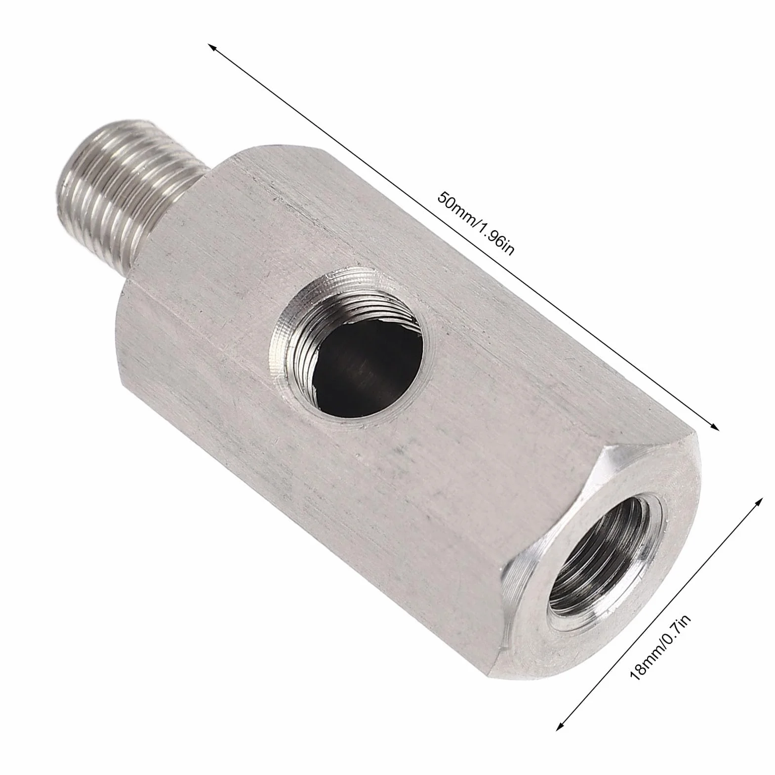 Adapter Czujnika Ciśnienia M10x1.0 ze Stali Nierdzewnej do Adaptera M10 Turbo Supply Złącze Zasilania Olejem montaż dla Większości Modeli