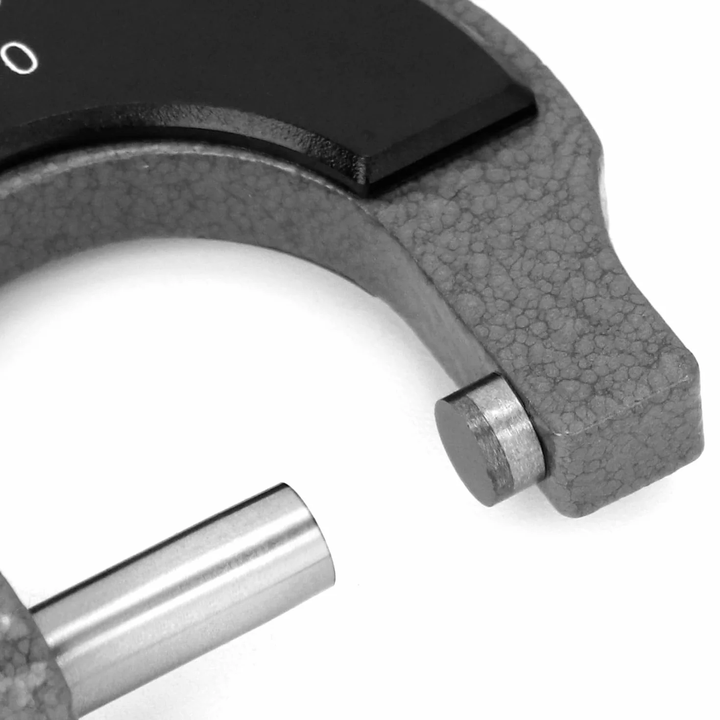 QWORK® Rozmiar śruby zewnętrznej, mikrometr, bardzo dokładny pomiar 0-25 mm, rozdzielczość 0,01 mm