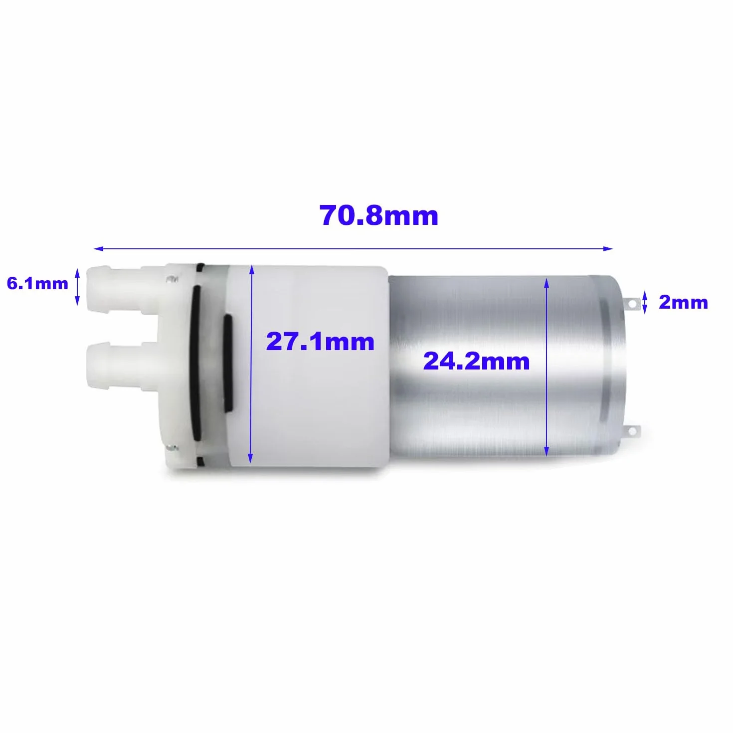 RUNCCI-YUN 2 pary DC 12V 370 Mini pompa wodna samozasysająca elektryczna membrana do ekspresu do herbaty chłodzenie wodą zbiornik na ryby
