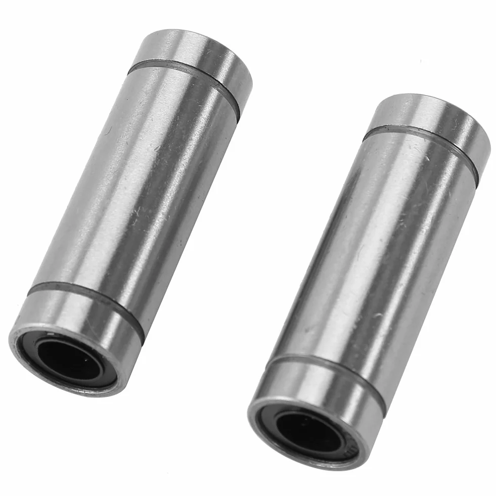 6 szt. LM8LUU łożyska liniowe CNC liniowy ruch kulkowy tuleja dwustronna gumowa uszczelniona do drukarki prętowej 8 mm