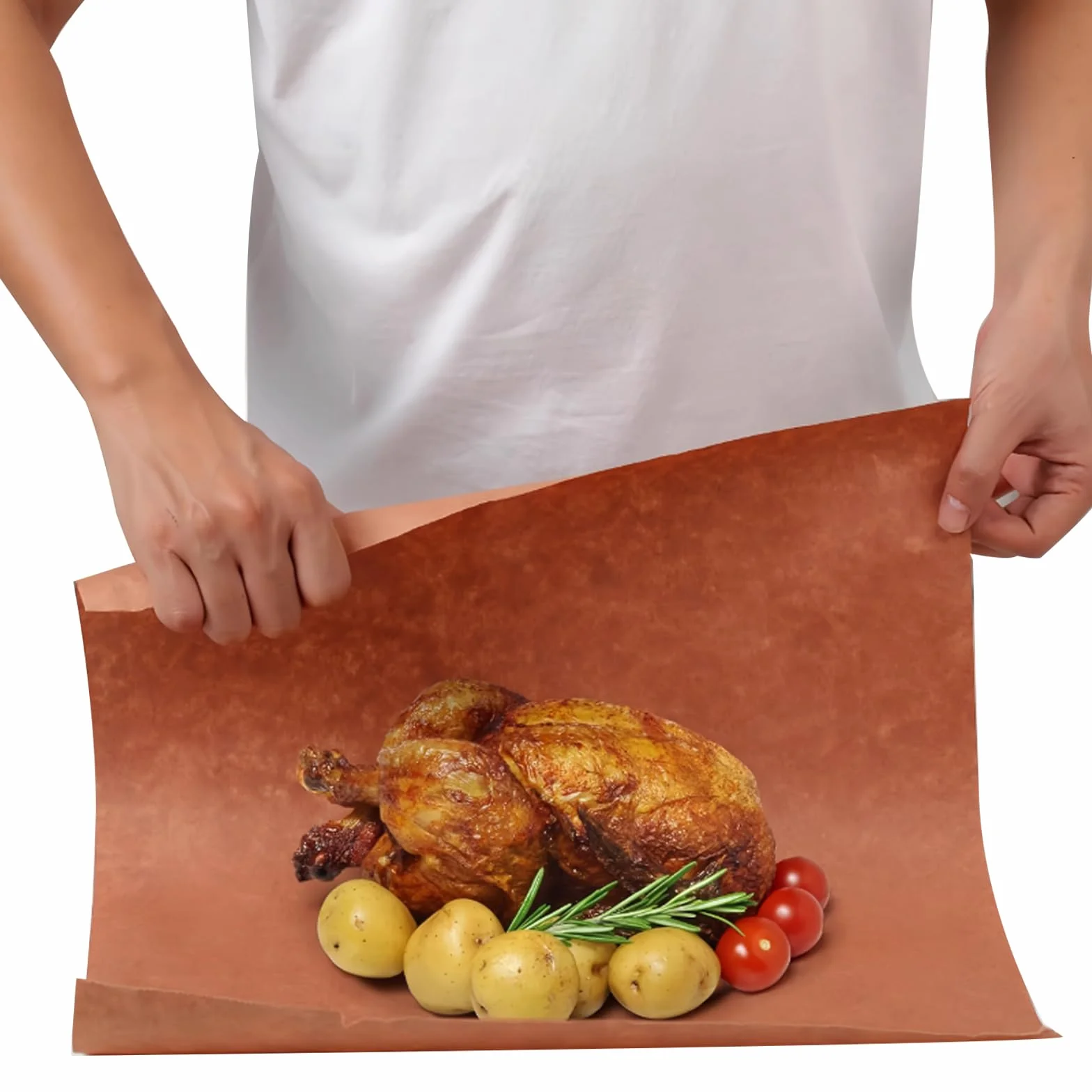 Papier rzeźniczy 30x30 cm 60 sztuk do grilla i pakowania żywności