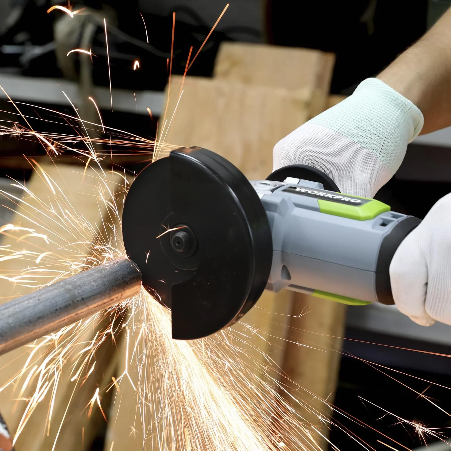 WORKPRO Koła tnące, 20 sztuk, 115 mm metalowe i ze stali nierdzewnej, cienkie metalowe tarcze tnące 1,2 mm do szlifierki kątowej