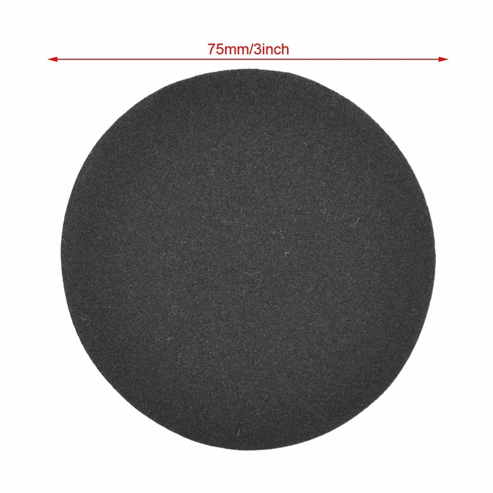 50 stücke 75mm Sander Disc Haken und Schleifen Schleifen Polieren Schleifpapier Pads(400#)