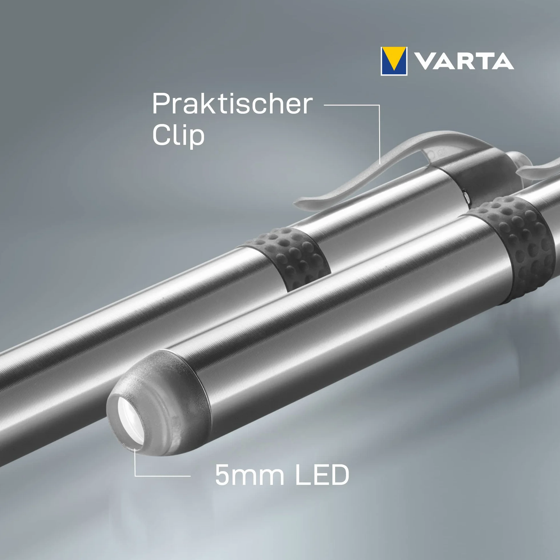 VARTA Lampa diagnostyczna LED dwupak, Pen Light, bateria AAA
