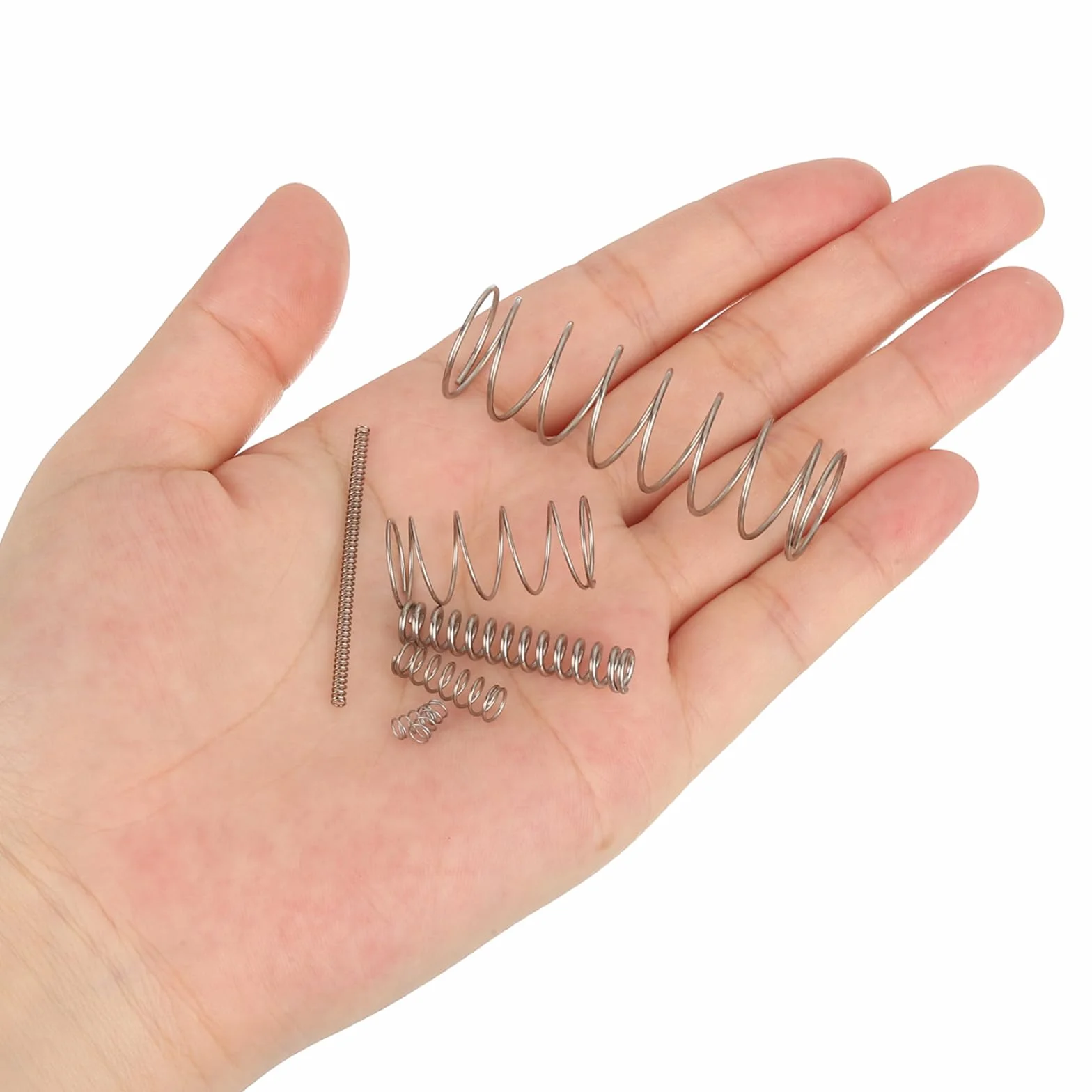 Sprężyna dociskowa 10mm zewnętrzna 1,2mm drut 30mm długość 10 szt.