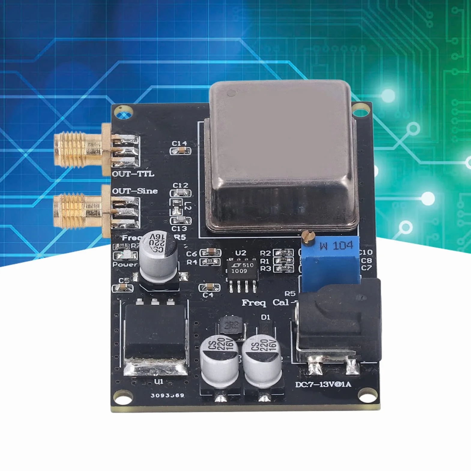 Standardowy Moduł Referencyjny Częstotliwości OCXO 10 MHz Oscylator Kwarcowy Stała Temperatura