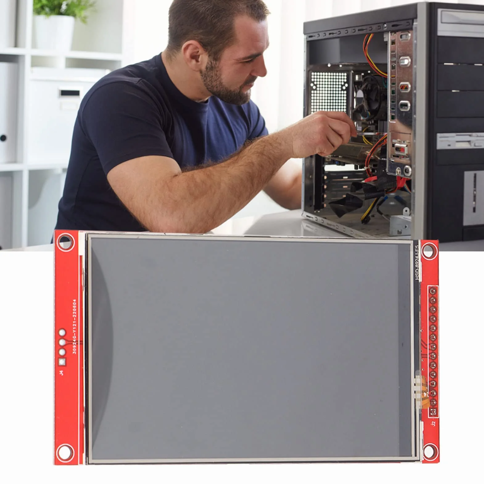4-calowy moduł Ekranu LCD, Sterownik ILI9488 480x320 Pikseli Moduł Wyświetlacza LCD TFT, Ekran Dotykowy LCD TFT Moduł Wyświetlacza Tarczy SPI Serial ILI9488 z Piórem Dotykowym