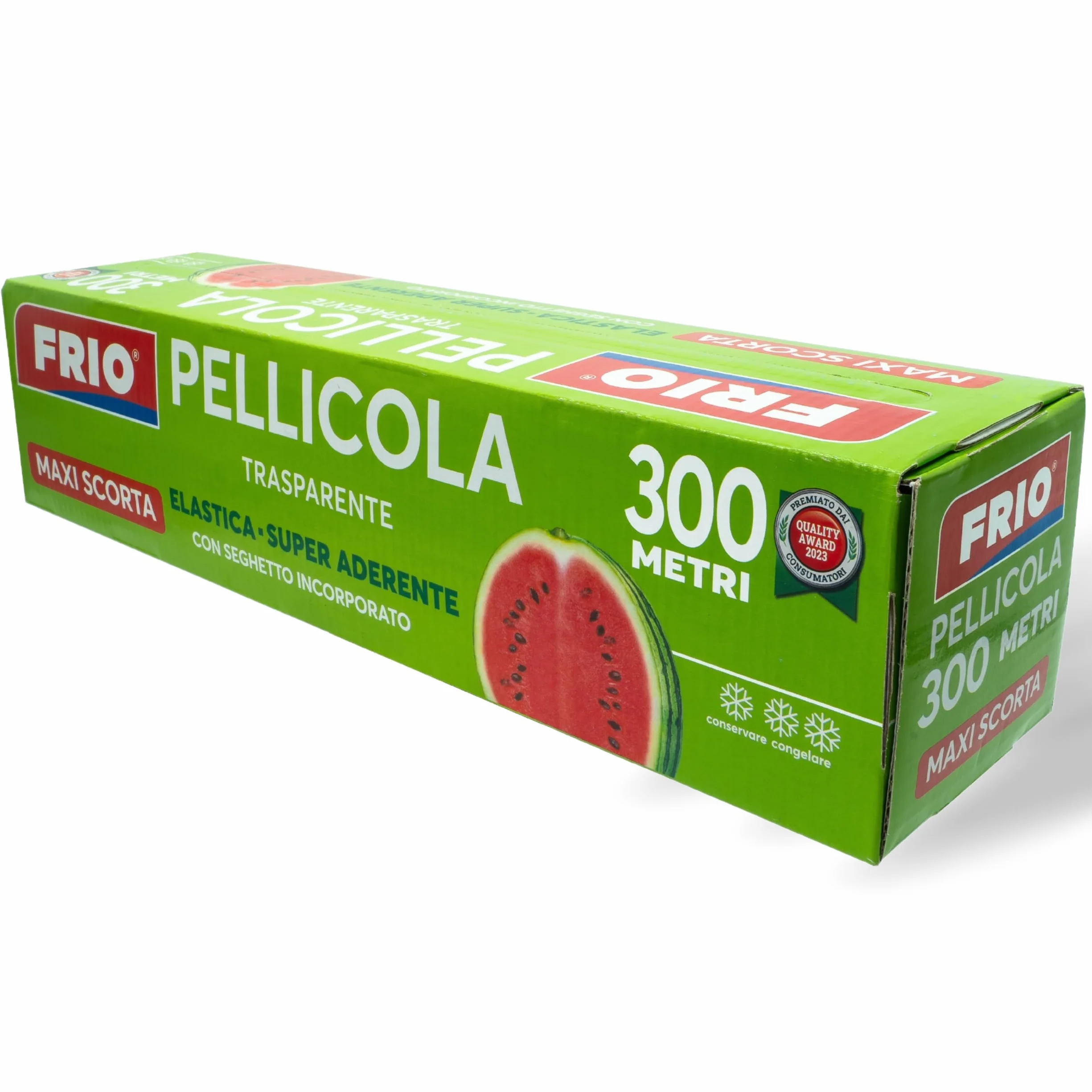 FRIO - Folia PVC spożywcza 300 m - Profesjonalny piórnik z piłą do metalu - elastyczna i samouszczelniająca do przechowywania i owijania