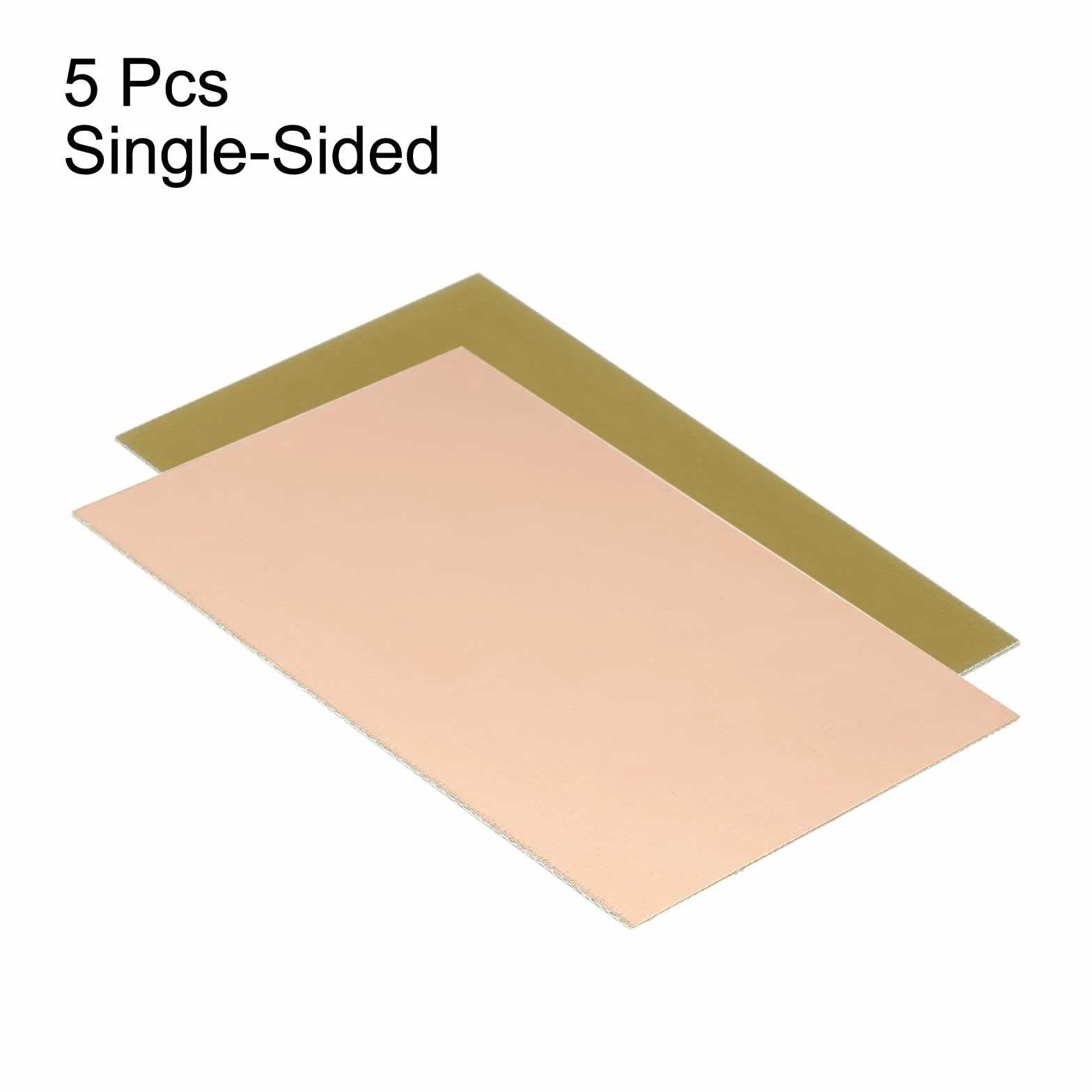 PATIKIL FR4 jednostronna miedziana okładzina PCB 100 x 70 x 0,8 mm 5 szt.