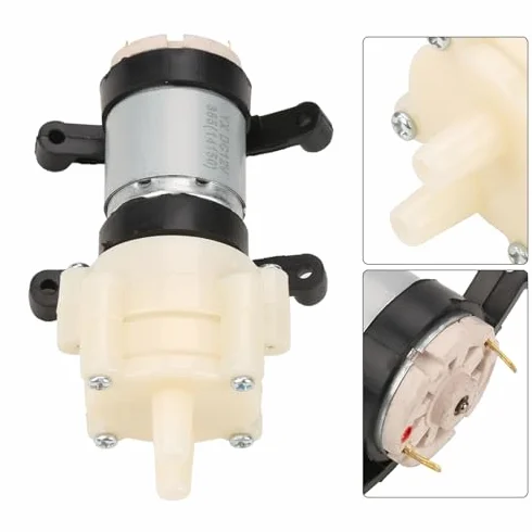 Pompa Membranowa 12V DC, Mini Elektryczna Pompa Ssąca do Wody, Cicha Konstrukcja, do Parzenia Herbaty, Chłodzenia Wodą, Akwarium