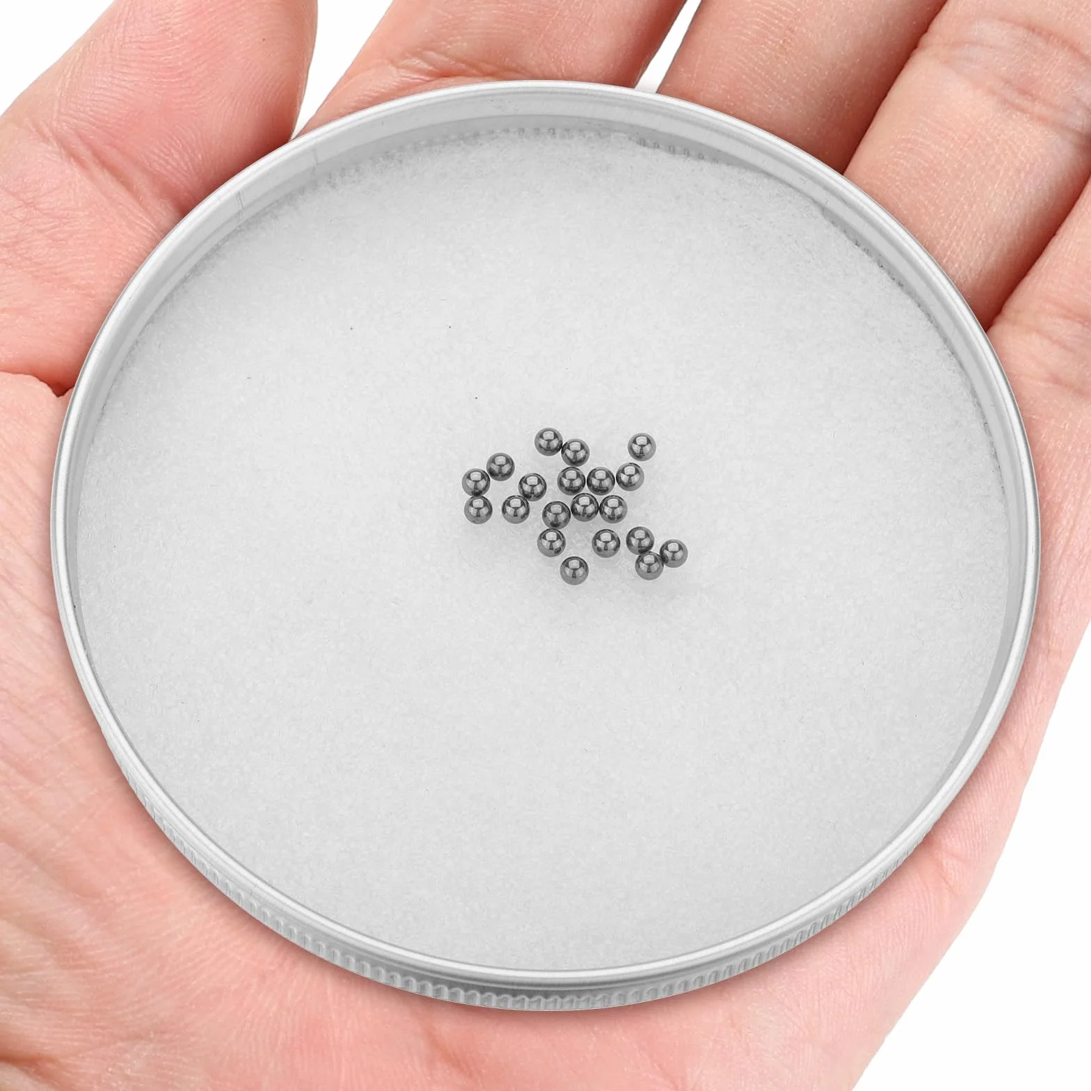 QUARKZMAN 20 szt. łożyska kulkowe ze stali wolframowej 2,5 mm węglik wolframu precyzja kula G5