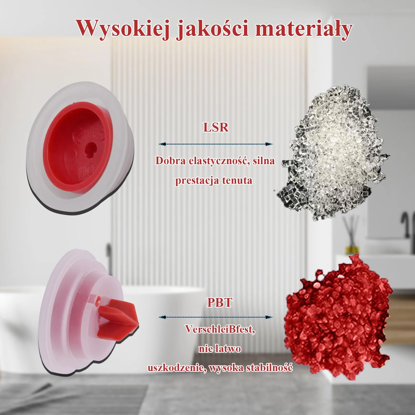 Membrana uszczelniająca do zaworu napełniającego WC TECE 3 sztuki