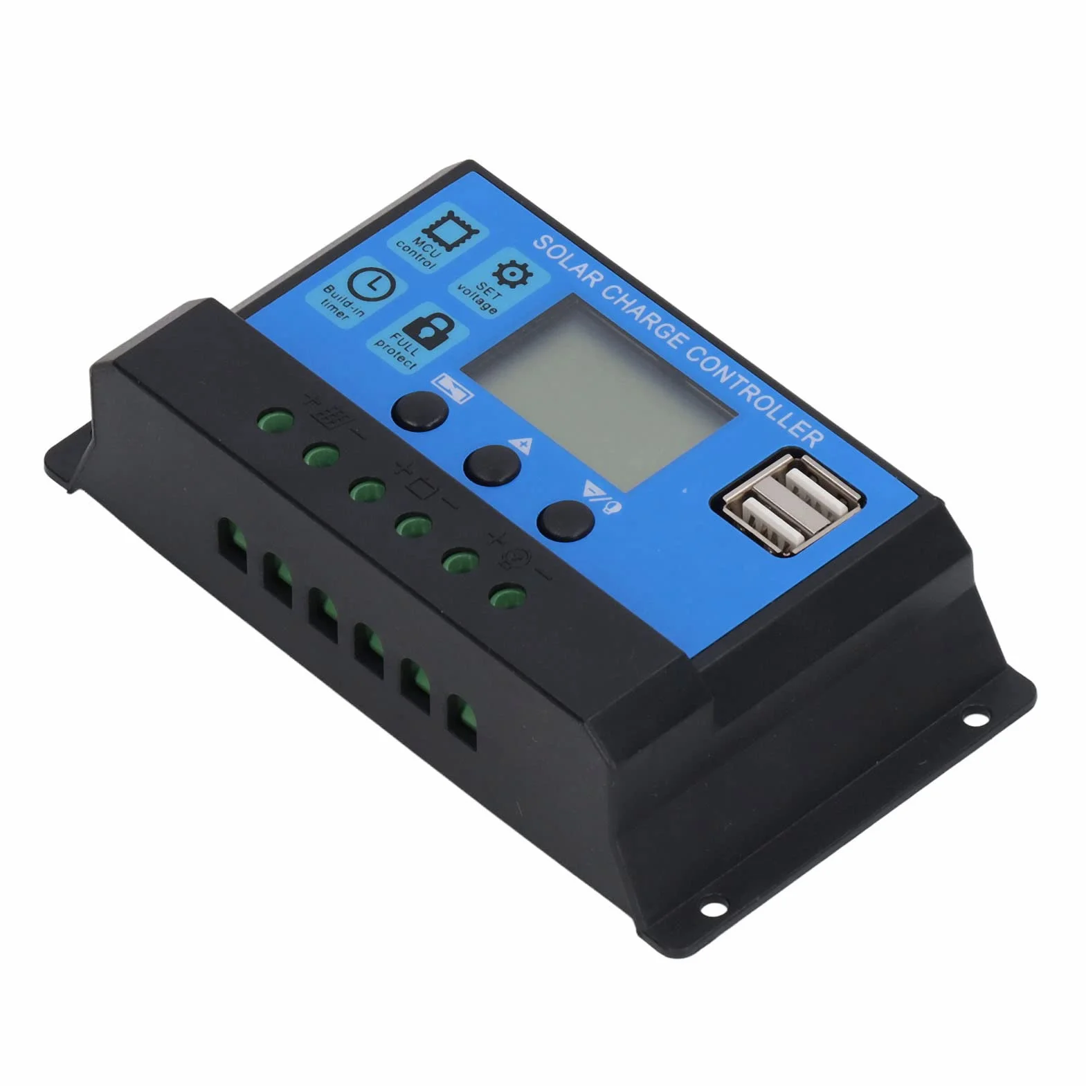Ładowarka Słoneczna 12v 24v MPpt, Wyświetlacz LCD Pwm Regulator Fotowoltaiczny (100A)