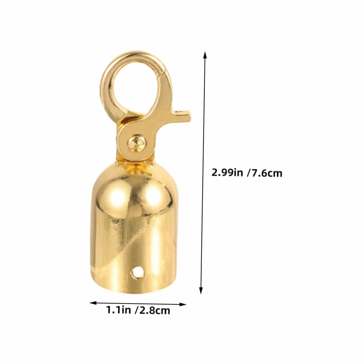 Mobestech Stylowy Aluminiowy Stop Liny Końcowej Haka Poręczy Stoper 4 Szt. Zestaw