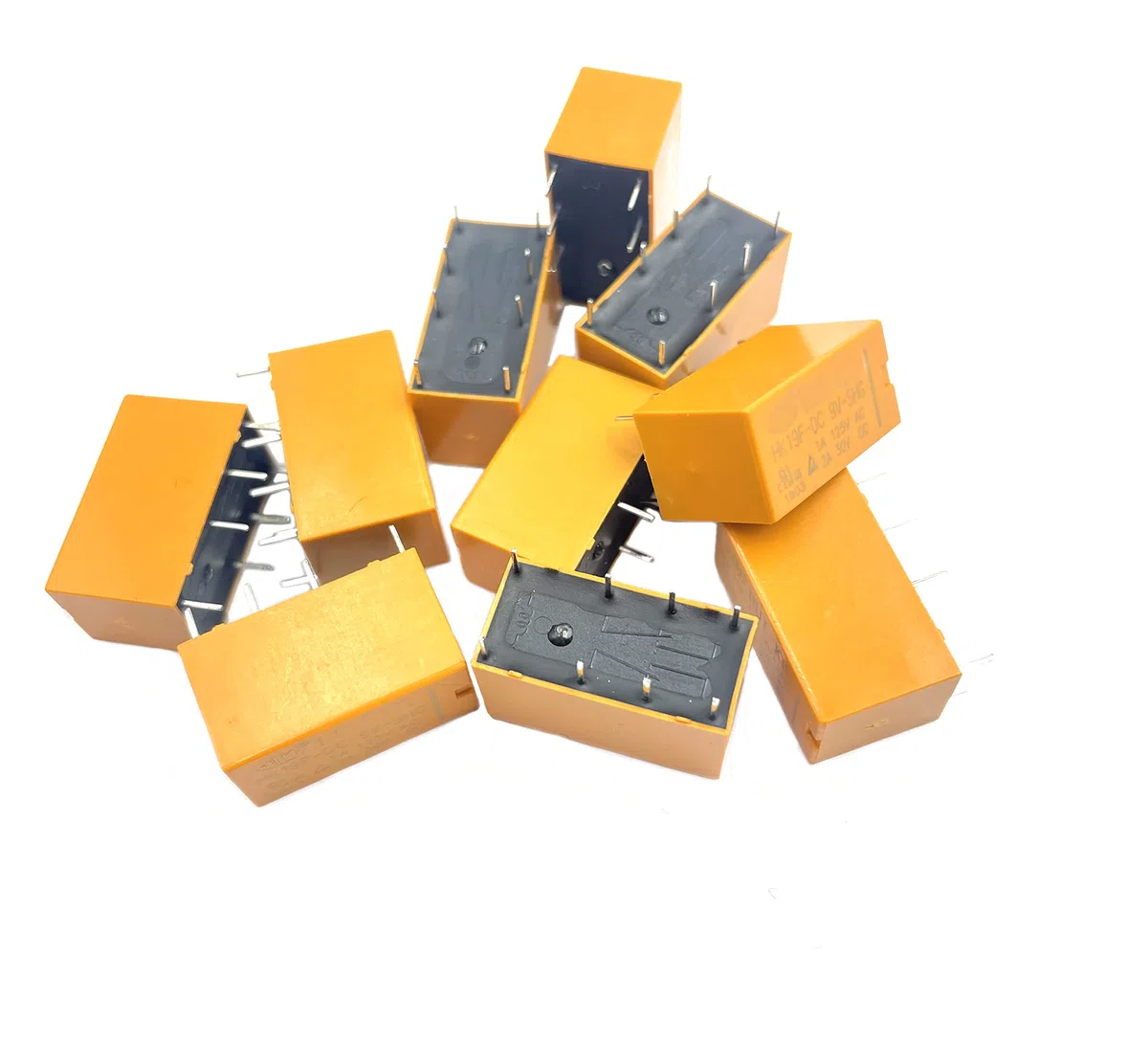 10 sztuk Przekaźnik mocy do montażu na PCB DPDT DC 8 pin Przekaźnik micro przekaźnik PCB
