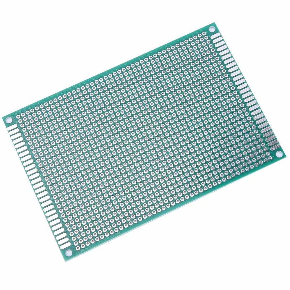 Płytki stykowe Dwustronna płytka drukowana cynowana 8 x 12 cm - 10 sztuk