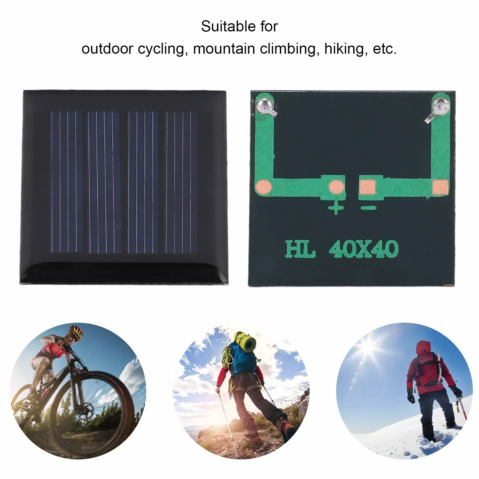 2 Sztuk 2 V 210mA 40x40mm/1.6x1.6in Mikro Panele Słoneczne Mini Panele Słoneczne Mini Ogniwa Słoneczne Ogniwa Fotowoltaiczne ładowarka DIY Zabawki Elektryczne Materiały