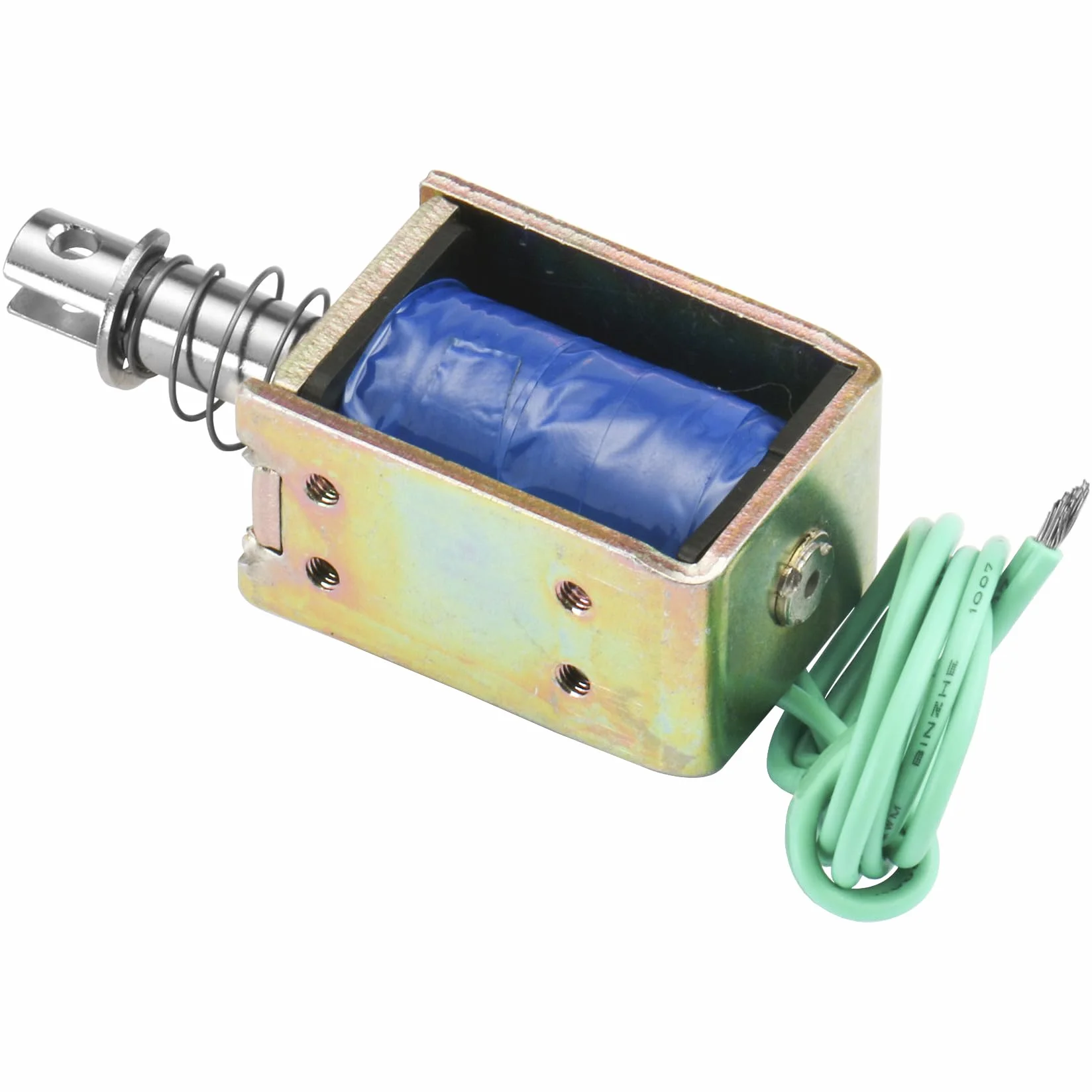 Hechen elektromagnes elektromagnetyczny JF-0837 DC 12 V 1 A 19 N 10 mm pociągnięcie typ otwarta rama