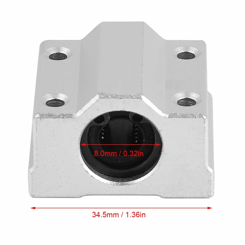 Łożyska kulkowe SC8UU ID 8mm do drukarek 3D, ruchy liniowe