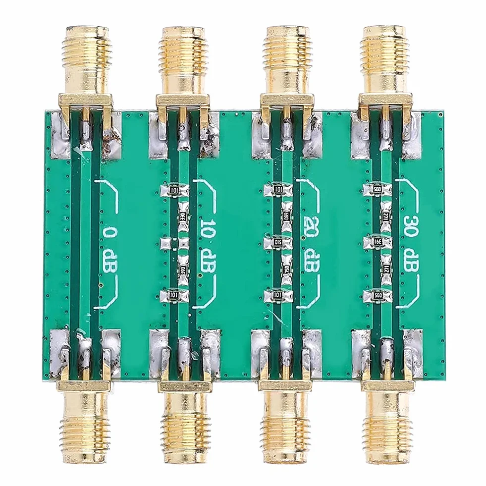 DC-4.0GHz RF Stały Moduł Tłumika SMA Podwójna Głowica żeńska śruba Zewnętrzna Wymiana Płyty Tłumika Częstotliwości Radiowej