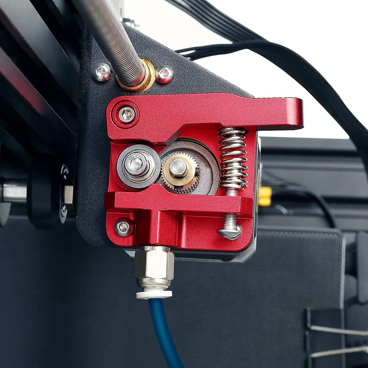 Redrex Ender 3 ulepszona aluminiowa wytłaczarka Bowden z 40-zębową przekładnią napędową MK8 do Creality Ender 3 V2, Ender 3 Pro, CR-10 i innych drukarek 3D Reprap Prusa