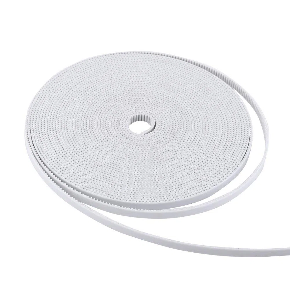 10m 6mm Szerokość Paska Rozrządu Gt2 6mm Stalowy Rdzeń Pasek Rozrządu do Drukarki 3d Biały 2gt6 Otwarty Koniec Materiał Pu ze Stalowym Rdzeniem Akcesoria do Drukarki 3d