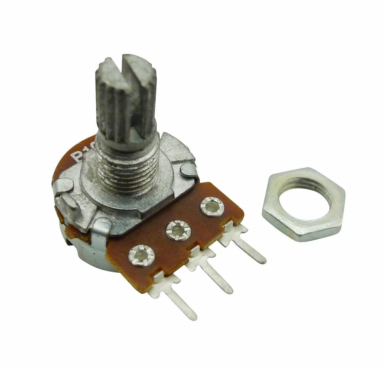 10 szt. B10K 10K Ohm Adjustment Single Linear Rotary Taper Potencjometr Shaft 15 mm