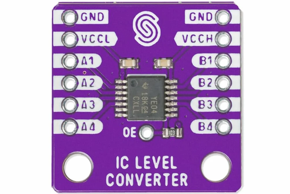 Soldered 4-kanałowy konwerter poziomu logicznego, TXS0104 Breakout Board | Made in EU | 333017