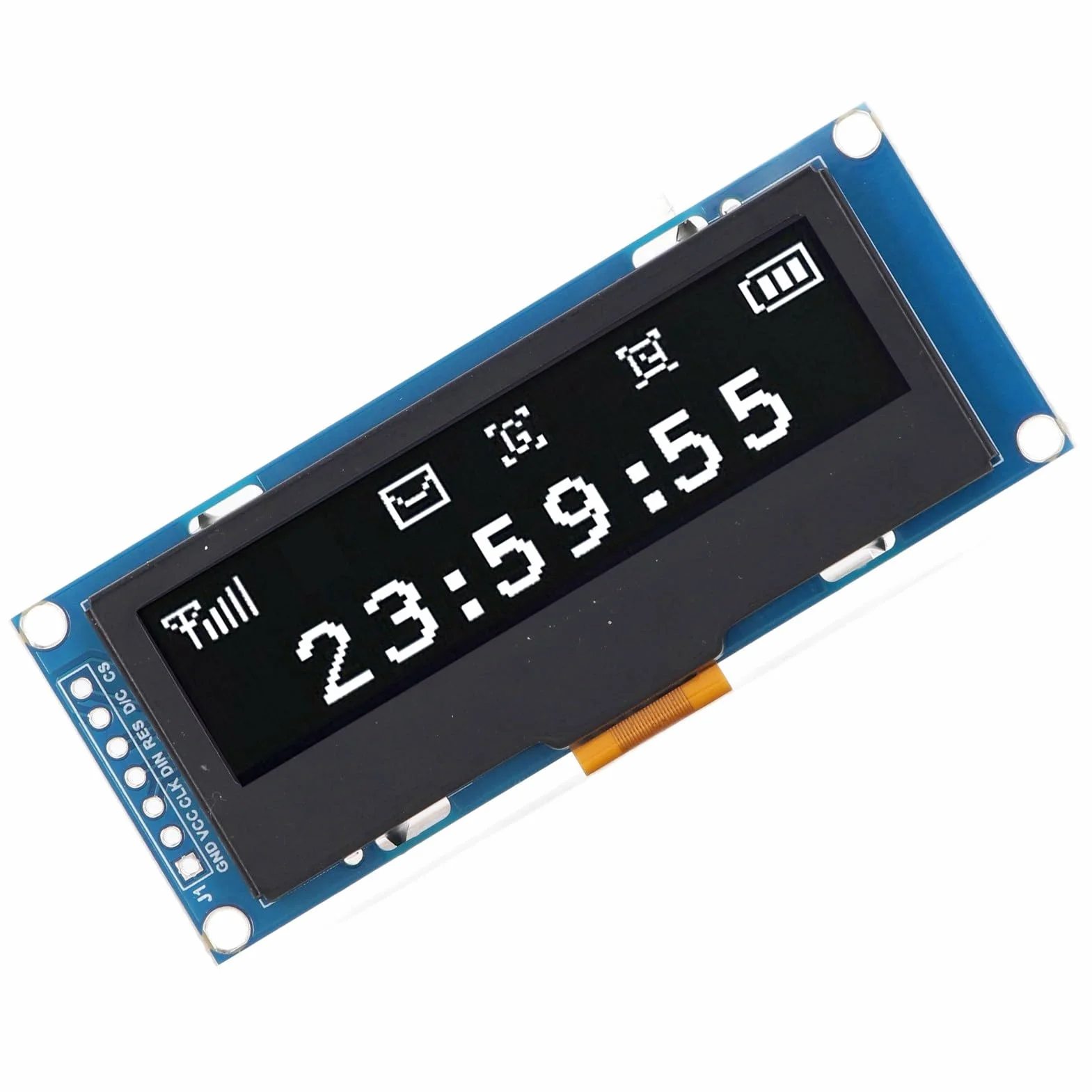 Karta wyświetlacza cyfrowego, interfejs SPI I2C 3,3 V, moduł wyświetlacza 2,23 cala, cienka warstwa organiczna, wysoka elastyczność dla urządzeń elektronicznych do majsterkowania